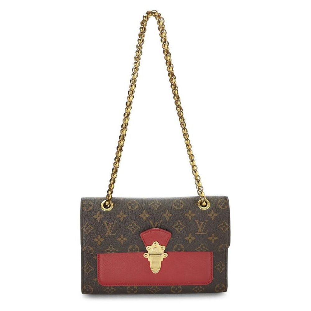 Louis Vuitton Red Monogram Coated Canvas Victoire (Authentic Pre-Loved)